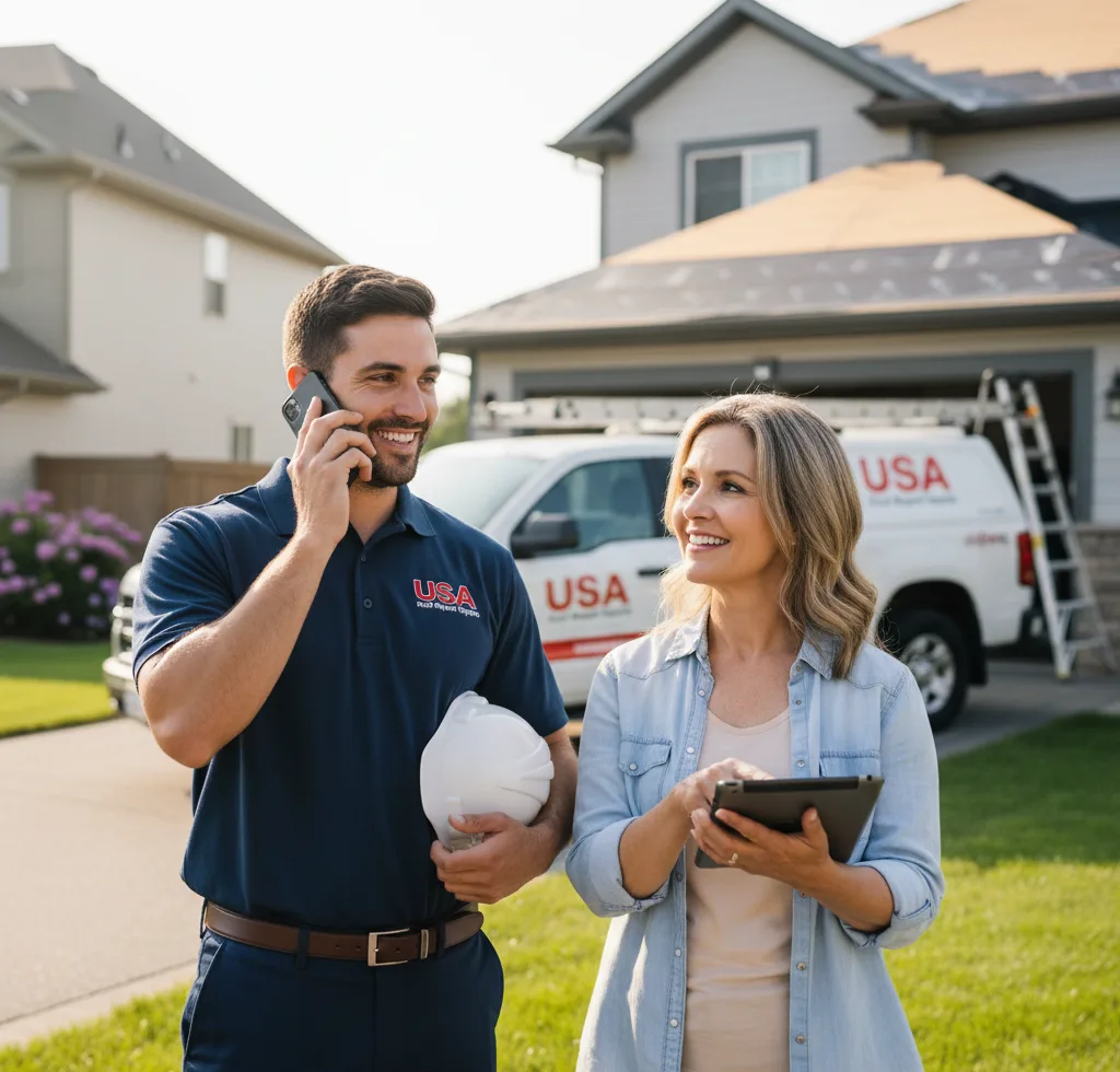 USA Roof Repair Experts customer support in Alsip